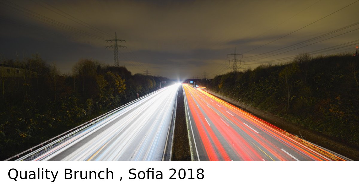 QUALITY BRUNCH - 22 МАЙ 2018