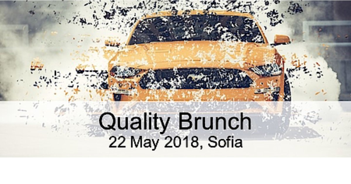 Coming soon: QUALITY BRUNCH - 22 МАЙ 2018